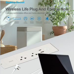 ปลั๊กพ่วง <span class=keywords><strong>LAPU</strong></span> 110V 15A มาตรฐานอเมริกา 20W ช่องเสียบ USB Type-C พร้อมระบบชาร์จเร็วแบบไร้สาย รองรับ NFC สายยาว 3 เมตร และมีเต้ารับ 2 ช่อง - Product Image 2