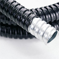 Conduit/tuyau/tuyau/tube flexibles en acier inoxydable avec gaine en PVC pour la protection des câbles électriques Forme ondulée JUWANTE Marque Guangzhou