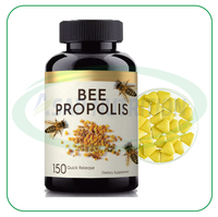 Ausreson OEM Halal Propolis d'abeille noire en comprimés, 500mg, naturel, supplément de santé immunitaire, comprimés de propolis d'abeille chinoise