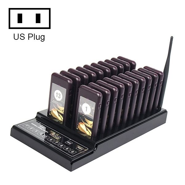 Wholesale Hot Sale QC100 999 Channel Restaurant Wireless Paging Queuing Calling System With 20 Call Coaster Pagers