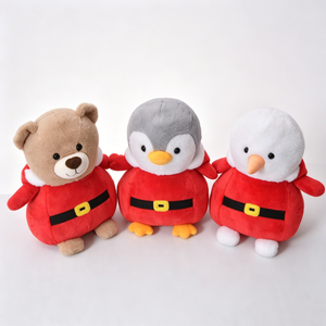 Customized Santa Costume Stuffed Animal Plush <b>Backpack</b> Christmas Bear Penguin Plush <b>Backpacks</b> <b>Holiday</b> Theme PP Cotton Filled - Product Image 5