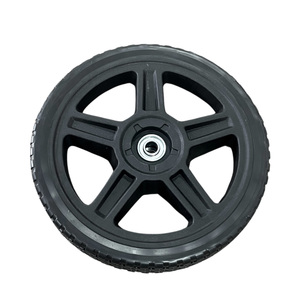 เครื่องตัดหญ้าพลาสติกแบบผลักมาตรฐาน10นิ้วเครื่องตัดหญ้าเครื่องกำเนิดไฟฟ้าปั๊มลมรถเข็นล้อลาก - Product Image 3