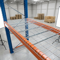 Plateau en treillis métallique, séparateurs à clipser, rayonnage à haute capacité pour centre logistique