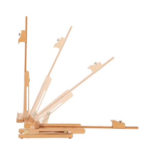 25 "H cơ bản <span class=keywords><strong>Tabletop</strong></span> h-khung Giá vẽ, giữ vải lên đến 16", có thể điều chỉnh mạnh mẽ thông gỗ Máy tính để bàn nghệ thuật giá vẽ - Product Image 3
