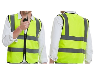 De alta calidad de poliéster seguridad reflectante Chaleco de chaqueta de invierno con la reflexión de seguridad ropa de trabajo - Product Image 2