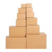 Penjualan Laris Kotak Pengiriman Kardus Tahan Lama Kotak Bergelombang Cetak Kustom Kotak Kemasan Bergelombang