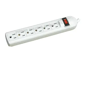 High Quality 6 outlet extension cord power strip with surge protectors Power sockets