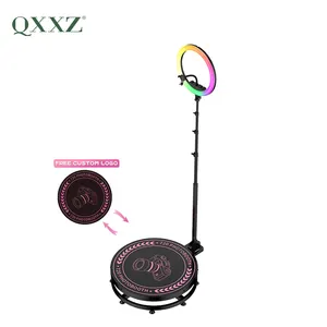 QXXZ 68CM Fast Shipping Portable Selfie 360 Spinner Degree Platform Business Photo Booth Wedding and events 360 Video Booth