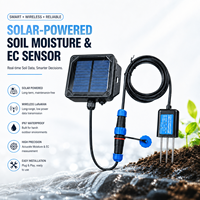 Capteur sans fil 4-en-1 de température, d'humidité, de conductivité et de pH du sol pour la surveillance en temps réel de l'agriculture intelligente IoT