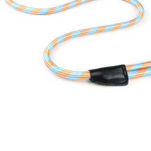 Barato al por mayor al aire libre mango de espuma Durable Nylon redondo perro cuerda correa para mascotas - Product Image 5