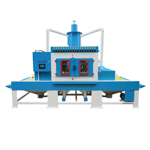 High Efficiency Automatic Roller Conveyor Sand Blasting Machine for Metal Flat Plate Workparts - Product Image 2