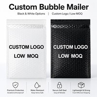 Sac d'expédition en plastique nacré antichoc et étanche avec fermeture auto-adhésive, personnalisable avec logo pour l'emballage de bijoux e-commerce