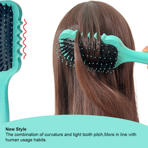 Nuova Spazzola per <span class=keywords><strong>Capelli</strong></span> Ricci 2024 con Setole in Nylon Personalizzate per Donne, per <span class=keywords><strong>Capelli</strong></span> Bagnati o Asciutti - Product Image 5
