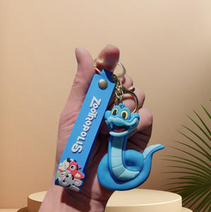 Nouvel ensemble de porte-clés en silicone Zootopia 2026 – Judy Hopps, Nick Wilde, Flash Clawhauser – pour sac et clé de voiture - Product Image 5