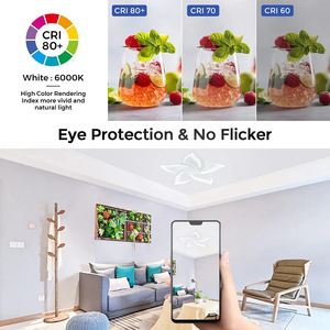 Lampadario moderno soffitto a LED CSLIDO soggiorno camera <span class=keywords><strong>da</strong></span> letto camera dei bambini camera <span class=keywords><strong>da</strong></span> letto decorativo acrilico Led plafoniera - Product Image 4