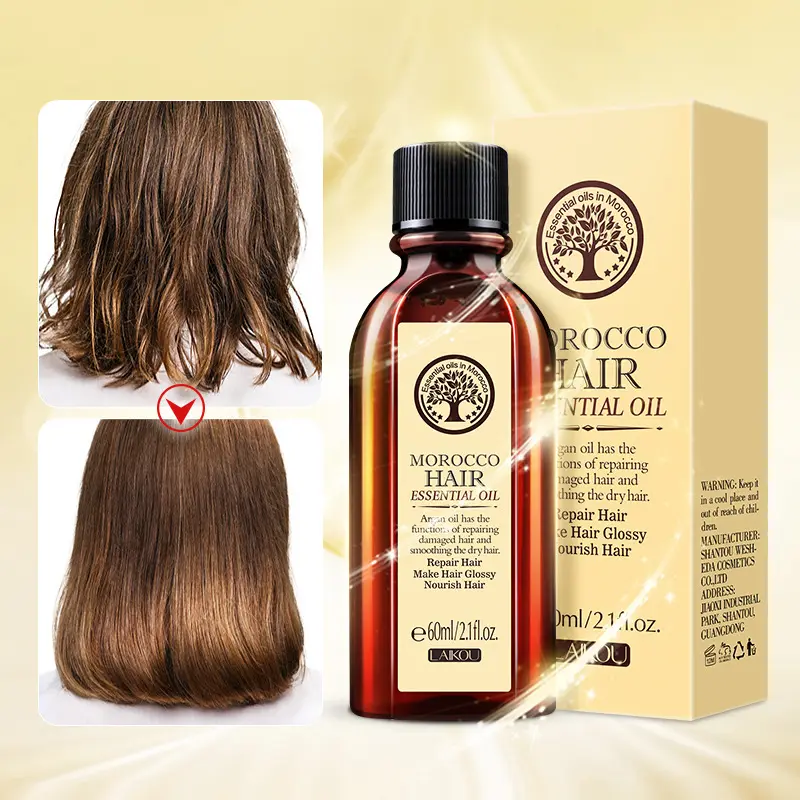 Großhandel Haar ätherisches Öl Reparatur trocken beschädigt Anti Haarausfall Marokko Arganöl für Haare