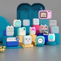 Appareil photo instantané miniature pour enfants avec batterie MicroSD 1000 mAh, écran 2,4'', Full HD - Compatible iOS/Android, cadeau pour enfants