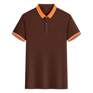 <b>Polo</b> Shirt Women Short Sleeve Black Red Trim Solid Color Polyester Knitted Daily Wear - Product Image 3