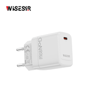 WISESIR 20W PD 3.0 GaN Pengisi Daya Cepat USB Tipe-C dengan Perlindungan OTP