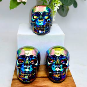 ขายส่งงานแกะสลักหินคริสตัลรูปหัวกะโหลกออสซิเดียนสไตล์โบฮีเมียนสุดฮิต สำหรับตกแต่งบ้านอย่างมีเอกลักษณ์และเป็นของขวัญวันหยุด - Product Image 1