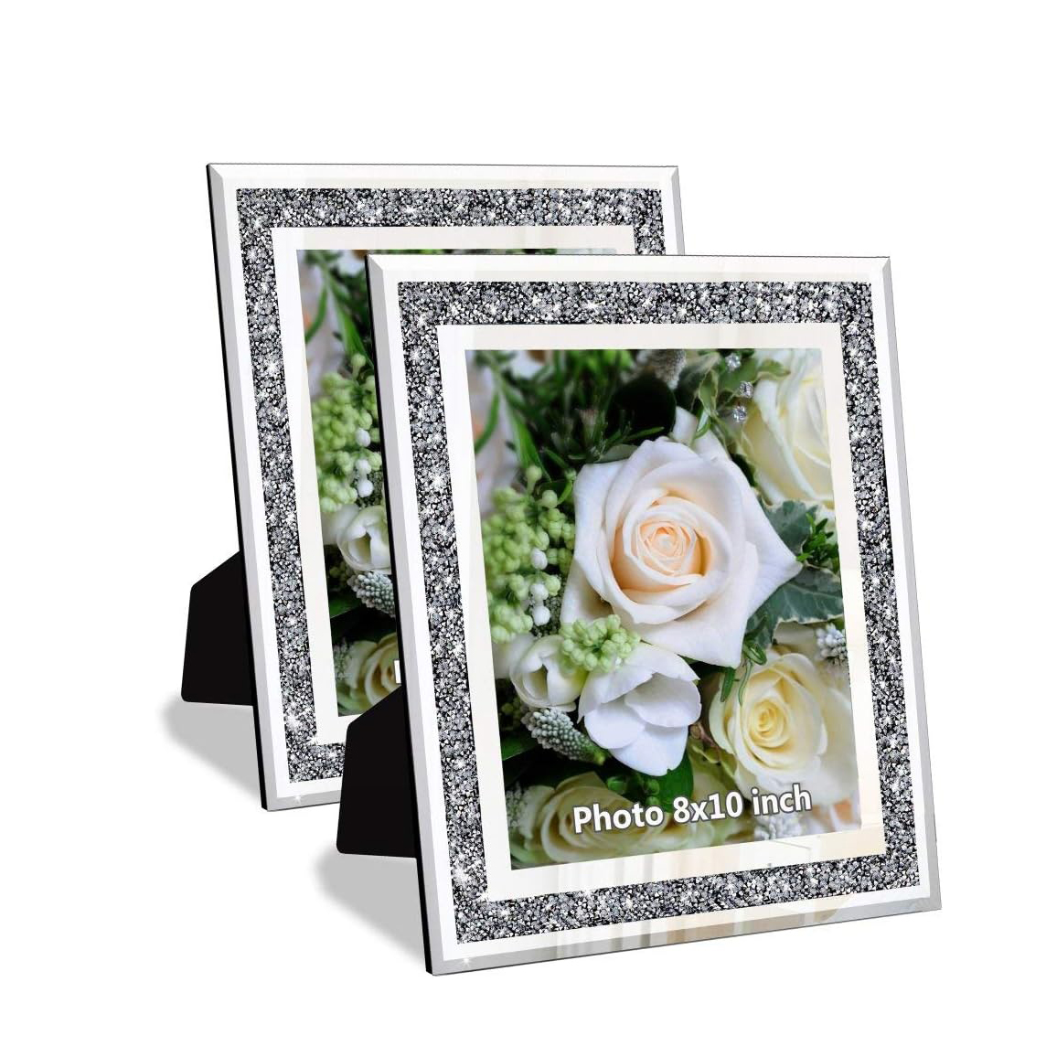 Business License Certificate Crystal Frame A4 A5 6 Inch 7 Inch Hanging Glass Photo Frame for Table Decorative Use