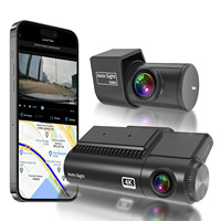 Auto Sight Haute Qualité 2 Canaux 360 Dashcam Ultra Hd 4K Avant Arrière DashCam Caméra de Voiture DashCam pour toutes les voitures