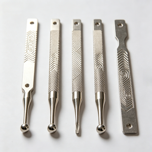 Manches d'outils en acier inoxydable gravées sur mesure, logo et couleur de surface/matériau personnalisables, usinage CNC pour outils multi-pointes - Product Image 4