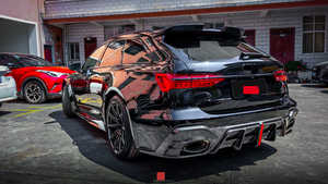 Diffusore Posteriore in Fibra Forgiata Stile AE di Alta Qualità, Componenti Aerodinamici per <span class=keywords><strong>Audi</strong></span> RS7 C8 2019-2024 - Product Image 5