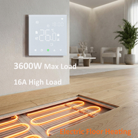 Tuya Zigbee ve WiFi Akıllı Programlanabilir Elektrikli Yerden Isıtma Termostatı