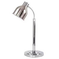 Lampe chauffante infrarouge pour buffet de restaurant, ustensiles de buffet, lampe d'isolation alimentaire argentée, lampe chauffante pour buffet de cuisine