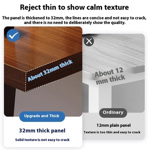 Bảng hạt hình chữ nhật dày bàn máy tính với màu sắc tùy chỉnh cho văn phòng nhà phòng khách hoặc phòng ngủ cho sinh viên - Product Image 2