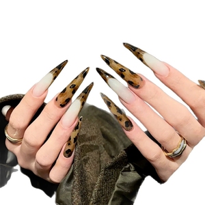 <span class=keywords><strong>Uñas</strong></span> Postizas <span class=keywords><strong>de</strong></span> Belleza al por Mayor, <span class=keywords><strong>Uñas</strong></span> Acrílicas Largas Stiletto con Patrón <span class=keywords><strong>de</strong></span> Leopardo y Detalles Marrones, Suministros <span class=keywords><strong>para</strong></span> <span class=keywords><strong>Uñas</strong></span>, Arte <span class=keywords><strong>de</strong></span> <span class=keywords><strong>Uñas</strong></span> - Product Image 5