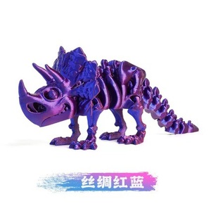 Jouets originaux et fantaisistes de différentes couleurs, jouets dinosaures imprimés en 3D avec articulations mobiles, modèles de collection pour enfants, adaptés aux enfants. - Product Image 6