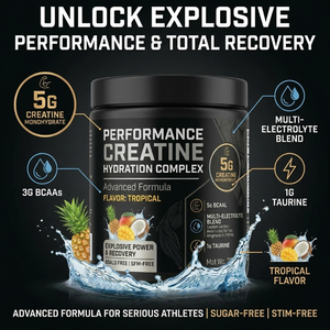 Complément Pré-Entraînement en Gros 300g : <span class=keywords><strong>Poudre</strong></span> Énergisante et Réparatrice à Base de <span class=keywords><strong>Taurine</strong></span>, Créatine et BCAA - Product Image 4