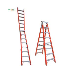 Échelle extensible en fibre de verre durable pour usage industriel avec isolation et fonctionnalités de pliage en <span class=keywords><strong>marches</strong></span> pour les applications résidentielles et commerciales - Product Image 1