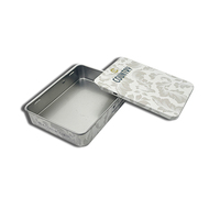 Boîte coulissante personnalisée en fer blanc imprimée sur mesure pour emballage de bijoux, bonbons, chewing-gums, chocolat, hermétique et recyclable