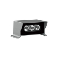 Projecteur mural LED 6W 18W pour façade, lumière blanche chaude DMX, extérieur, IP65, étanche, éclairage de bâtiment, projecteurs paysagers en aluminium