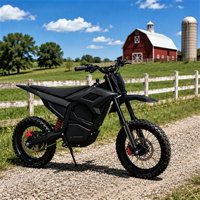 Moto électrique tout-terrain puissante avec moteur M5 à couple élevé de 120 Nm, batterie au lithium, moto enduro