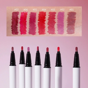 Crayon à lèvres vegan longue tenue, 7 couleurs, imperméable, anti-bavures, anti-transfert, faible MOQ, marque privée, OEM, ODM - Product Image 2