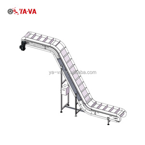 Yan bölme ile 2025 YA-VA paket sanayi yüksek kaliteli eğimli modüler bant konveyör - Product Image 4