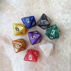 Unique <span class=keywords><strong>dés</strong></span> polyédriques en PMMA, D8 ,1-<span class=keywords><strong>8</strong></span> doigts <span class=keywords><strong>8</strong></span> <span class=keywords><strong>faces</strong></span> <span class=keywords><strong>dés</strong></span> <span class=keywords><strong>DÉS</strong></span> - Product Image 3