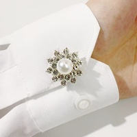 Accessoires de bouton de vêtement décontracté en cuivre massif, zircon, strass et perles en résine, nouvelle tendance 2026, vente en gros, personnalisables, pour toutes les saisons