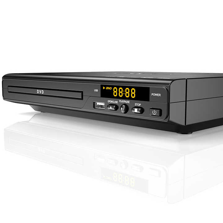 Reprodutor de dvd portátil multifunção, para casa, cd, dvd player, 720p ...