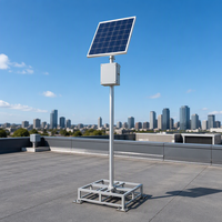 Supports de montage au sol pour caméras de sécurité solaires CCTV, supports de montage pour caméras résistantes aux intempéries