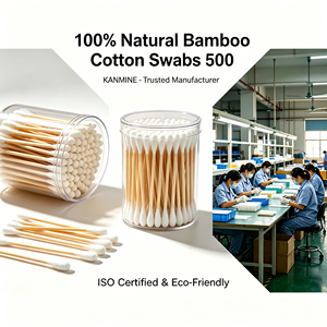 <span class=keywords><strong>สำลี</strong></span><span class=keywords><strong>ก้าน</strong></span>ไม้ไผ่แบบใช้แล้วทิ้ง 500 ชิ้น สำหรับดูแลบาดแผลและเครื่องสำอาง ซึมซับได้ดี ได้รับการรับรองมาตรฐาน CE ISO - Product Image 5