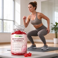Gummies naturelles à base de plantes pour l'amélioration des courbes, la croissance des fessiers et le lifting des fesses, avec soutien immunitaire pour femmes adultes