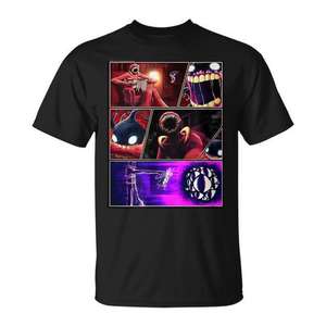 Camiseta de la serie Doors Monsters, unisex, talla mediana para adultos, diseño gráfico - Product Image 1