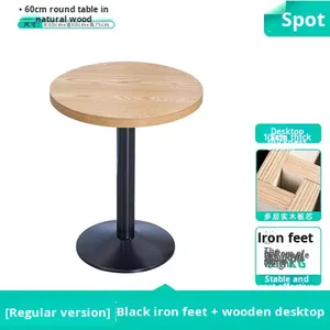 <span class=keywords><strong>Burger</strong></span> moderne en bois poulet frit <span class=keywords><strong>Restaurant</strong></span> Snack Fast Food Table Chair Set KFC Style Mobilier commercial - Product Image 6