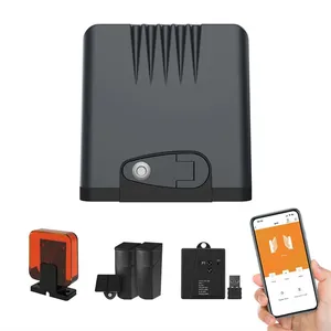 Opérateur de porte automatique de moteur de porte coulissante robuste DC 24V 1000KG chargeant l'ouvreur de porte coulissante solaire - Product Image 4