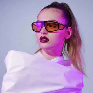 Lunettes de soleil rectangulaires rétro tendance 2022, UV400, en métal, style steampunk, pour hommes - Product Image 3